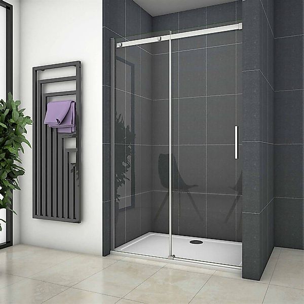 duschspa Dusch-Schiebetür 195cm Schiebetür Nischentür Glastür günstig online kaufen