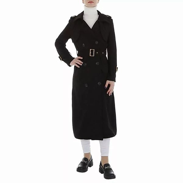 Ital-Design Trenchcoat Damen Elegant (86099062) Trenchcoat in Schwarz günstig online kaufen