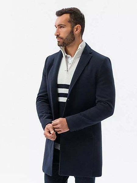 OMBRE Kurzmantel Klassischer Herrenmantel - navy blau V4 C536 XXL günstig online kaufen