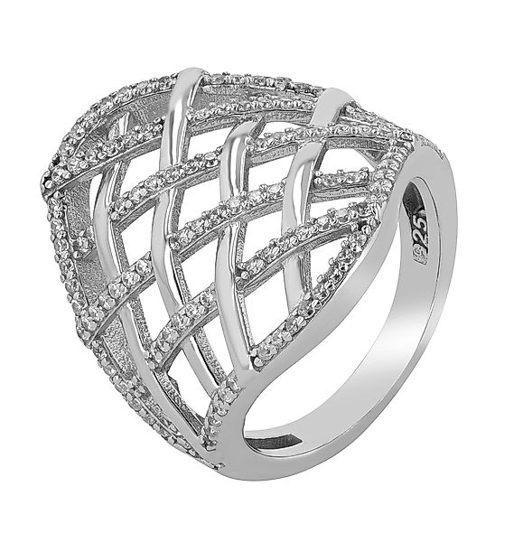 AKZENT Silberring Amrei 925/- Echt Silber günstig online kaufen