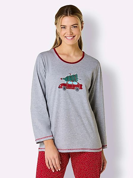 comtessa Rundhalsshirt "Schlafanzug-Shirt" 1 Stk. tlg. günstig online kaufen