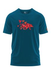 FORSBERG T-Shirt Mikkelson T-Shirt mit Polygonbär günstig online kaufen