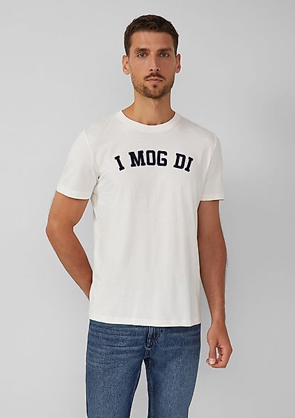 s.Oliver Kurzarmshirt T-Shirt Jersey-T-Shirt mit Artwork, günstig online kaufen