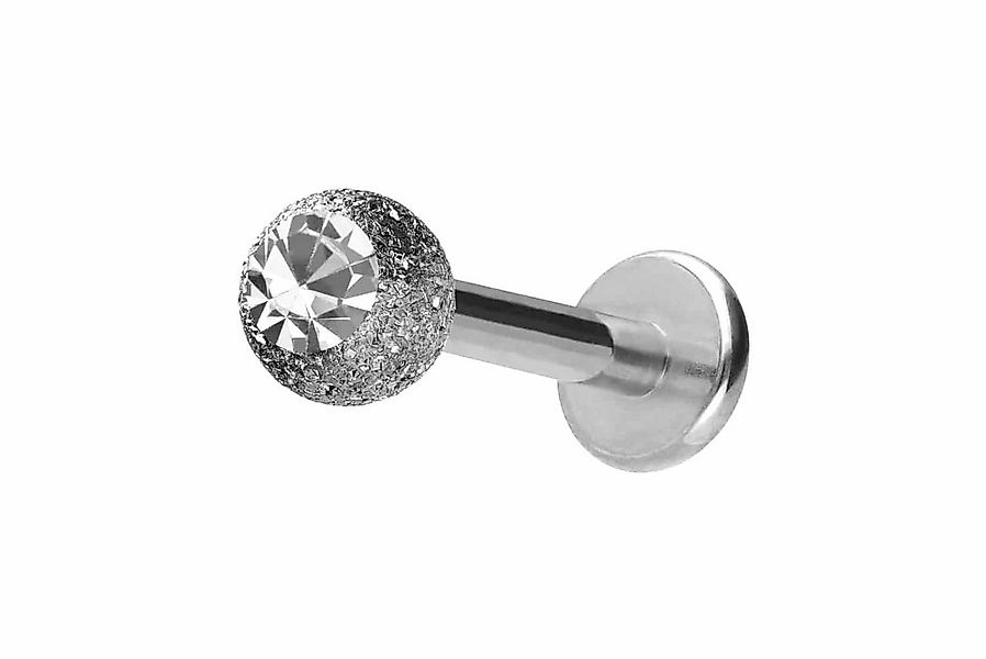 PIERCINGLINE Piercing-Set Chirurgenstahl Labret DIAMANTOPTIK + KRISTALL (La günstig online kaufen