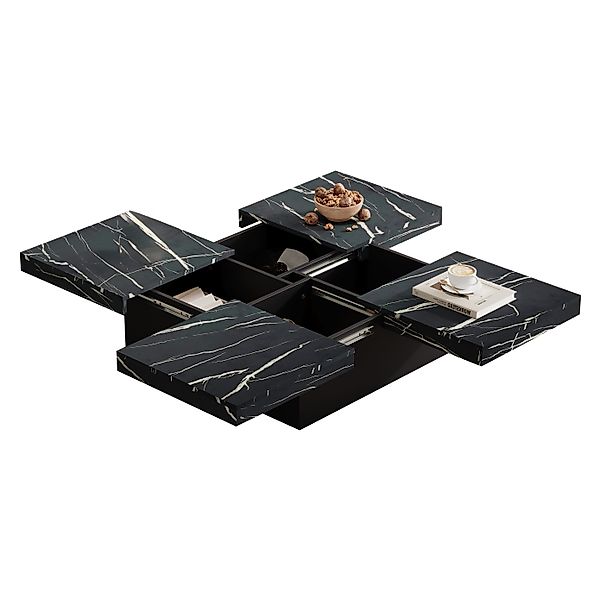 OKWISH Couchtisch Quadratischer Beistelltisch (Satztisch, Beistelltisch, günstig online kaufen