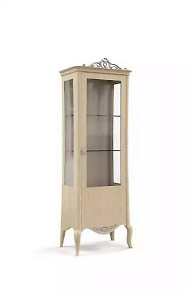 JVmoebel Vitrine Beige Vitrine Wohnzimmer Anrichte Italienische Möbel Holz günstig online kaufen