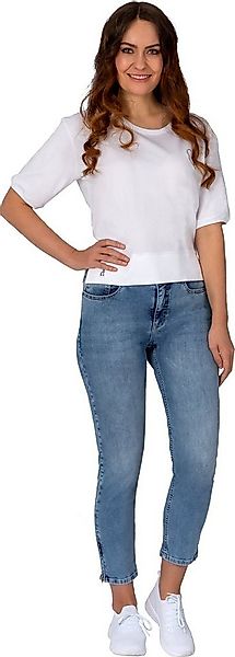 Gio Milano Stretch-Jeans Gio-Lotti-1000, verkürzte Jeans mit Reißverschluss günstig online kaufen