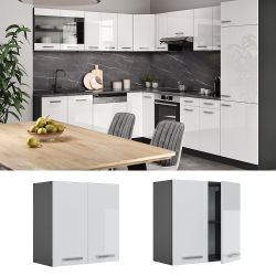 Vicco Hängeschrank R-Line, Weiß Hochglanz/Anthrazit, 60 günstig online kaufen