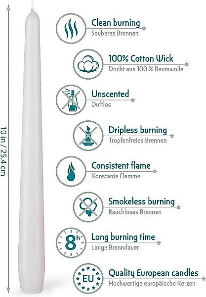 BRUBAKER Spitzkerze für Kerzenständer und Kerzenhalter - (Leuchterkerzen Se günstig online kaufen