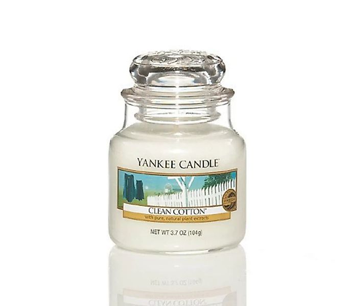 Yankee Candle Duftkerze Clean Cotton 104 g günstig online kaufen