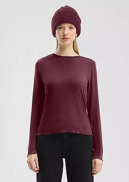 QS Longsleeve Langarmshirt aus Viskosestretch Rundhals, langarm, weich, Sli günstig online kaufen