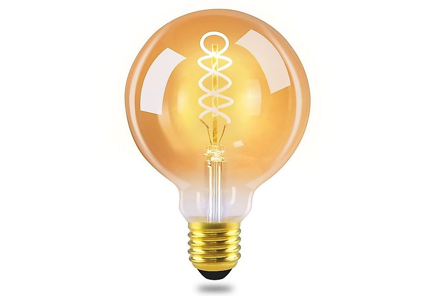 Nettlife LED-Leuchtmittel E27 Glühbirne G95 Vintage 4W 2200K Edison Glühlam günstig online kaufen