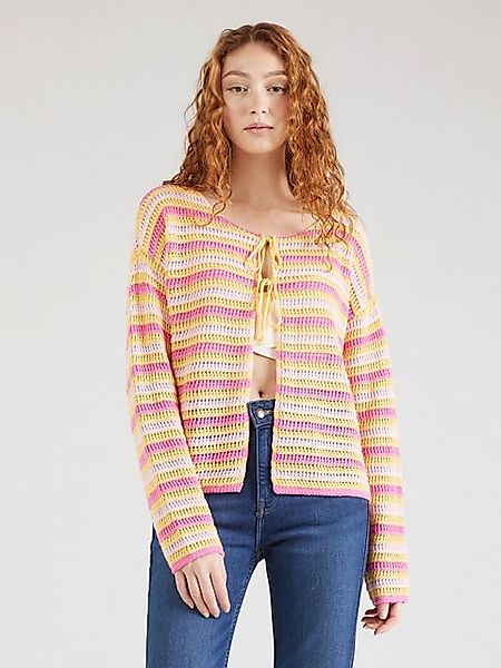 pieces Strickjacke PCARLEA (1-tlg) Lochmuster günstig online kaufen