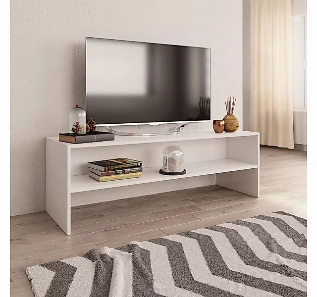 furnicato TV-Schrank Weiß 120x40x40 cm Holzwerkstoff günstig online kaufen