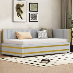 REDOM Polsterbett Sofabett,Einzelbett (Polsterbett,mit Lattenrost – günstig online kaufen