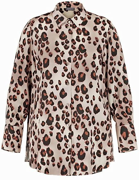 Samoon Klassische Bluse Bluse mit Leo-Print günstig online kaufen