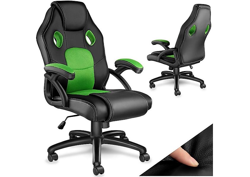 tectake Gaming-Stuhl Bürostuhl (Set, 1 St), Textileinlagen gegen Schwitzen günstig online kaufen