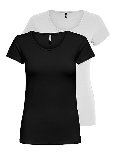 ONLY Rundhalsshirt ONLLIVELOVE LIFE S/S O-NECK günstig online kaufen