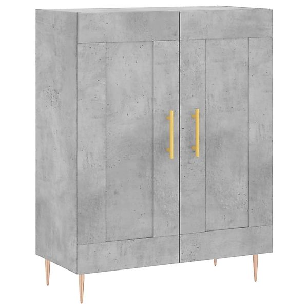 vidaXL Sideboard Betongrau 69,5x34x90 cm Holzwerkstoff 830184 günstig online kaufen
