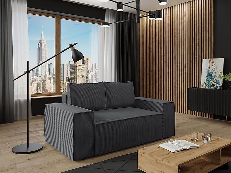 MIRJAN24 Schlafsofa Malaga Small Cord, mit Bettkasten und Schlaffunktion, R günstig online kaufen