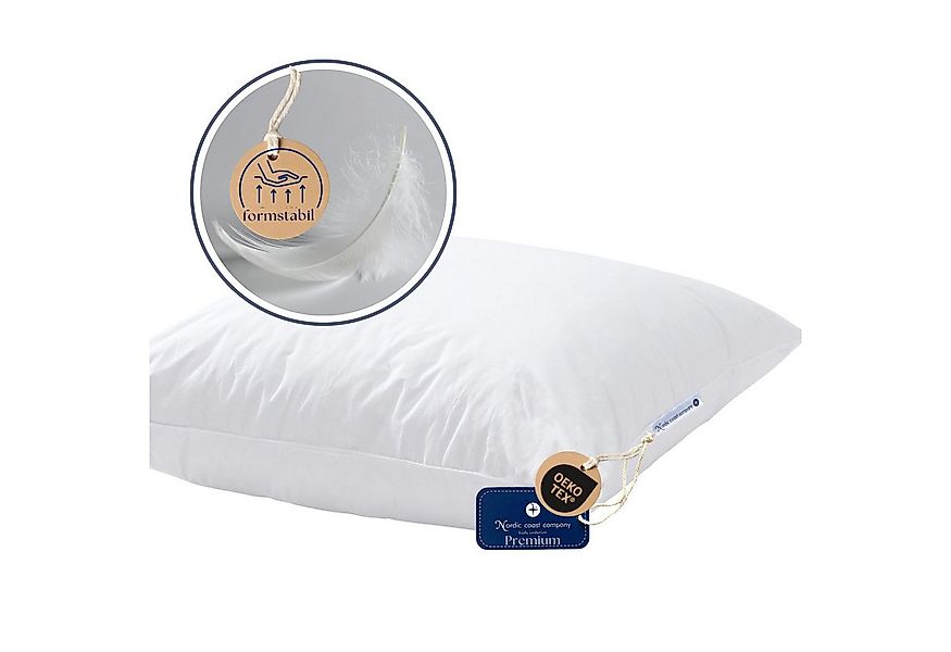 Nordic Coast Company Federkissen 40x40 cm - Babykissen & Kinderkopfkissen, günstig online kaufen