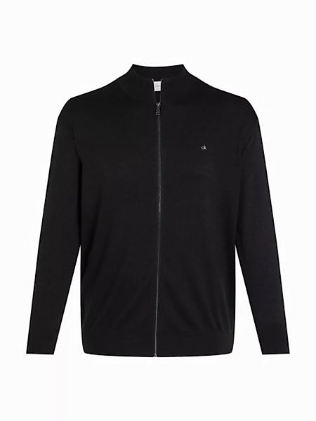 Calvin Klein Big&Tall Sweatshirt BT_COTTON SILK BLEND ZIP JACKET in Großen günstig online kaufen