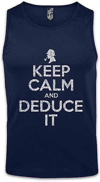 Urban Backwoods Tanktop Keep Calm And Deduce It Ärmelloses T-Shirt Sher Ser günstig online kaufen