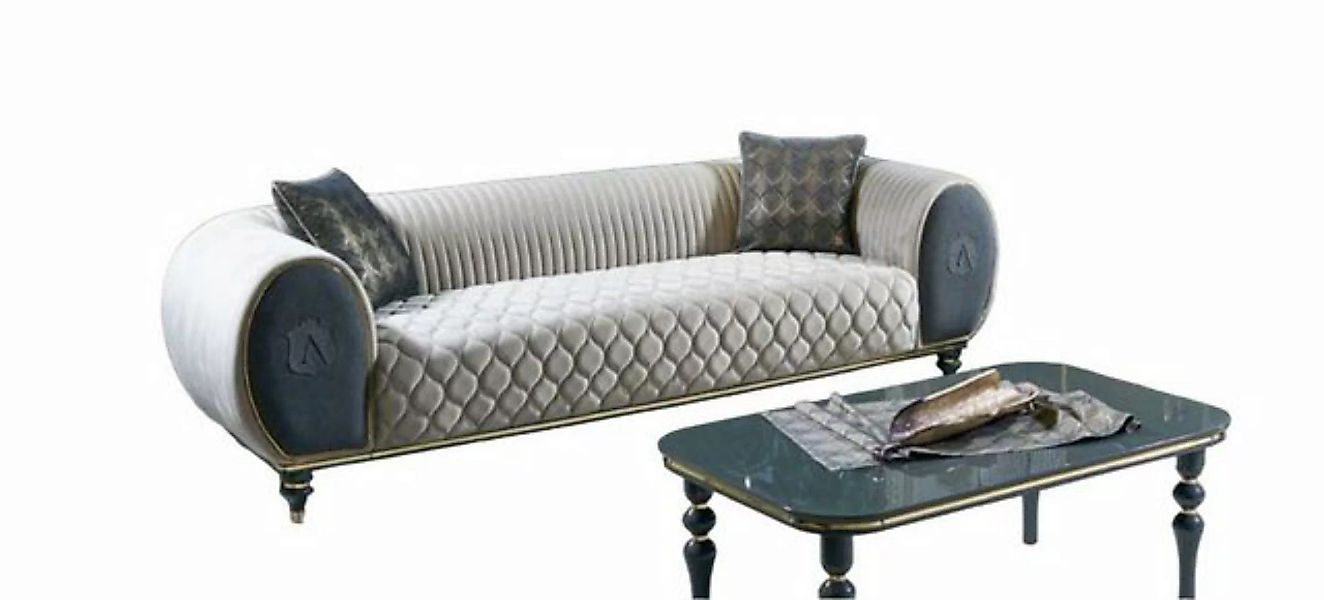 JVmoebel Sofa, Dreisitzer Sofa 3 Sitzer Stoff Luxus Couch Sofa big Polster günstig online kaufen