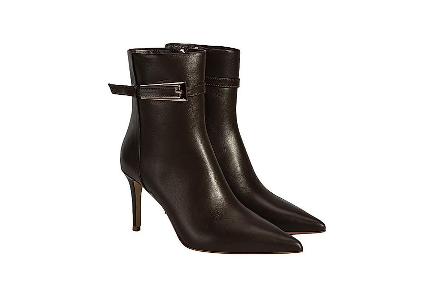 Desa Damen-Stiletto-Stiefeletten – Obermaterial aus Leder, 9 cm Absatz, Re günstig online kaufen