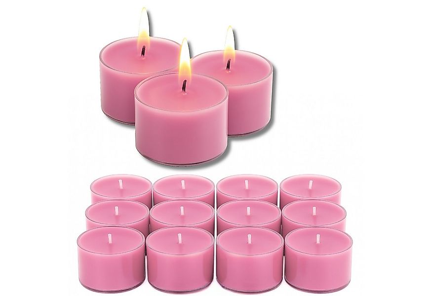 Candelo Teelicht Candelo 12er Set XXL Duft Kerzen - Duftteelichter Wildkirs günstig online kaufen