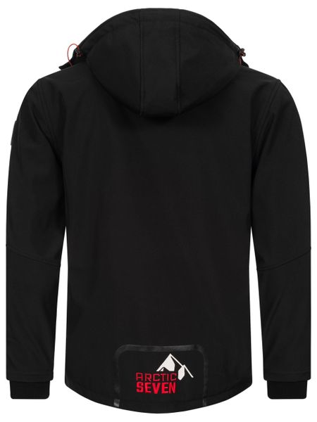 Arctic Seven Softshelljacke "ASColori" Outdoorjacke mit abnehmbarer Kapuze günstig online kaufen