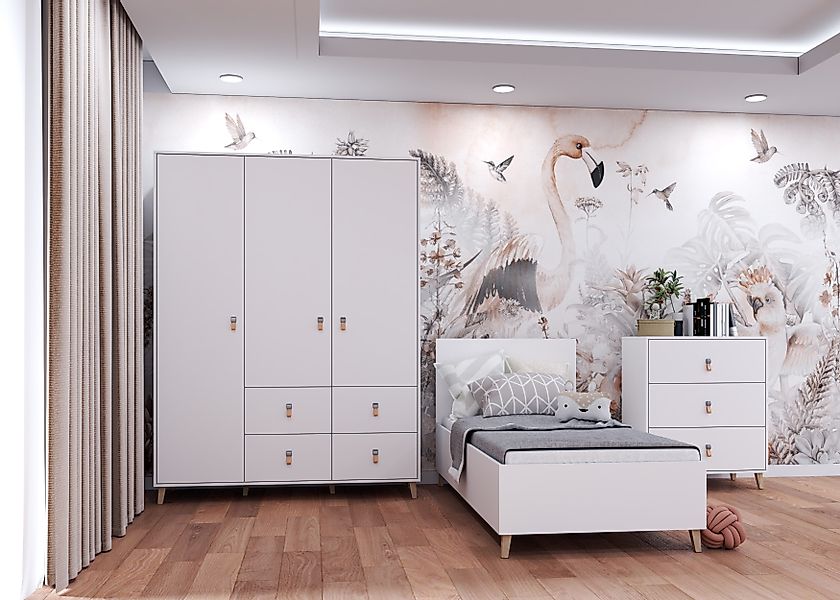 möbel-direkt.de Jugendzimmer-Set Svala, (Komplett Set, 3-tlg., günstig online kaufen