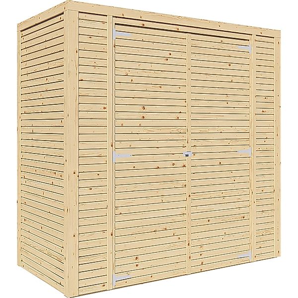 KONIFERA Gartenhaus "Beno 1 Fineline Flachdach" günstig online kaufen