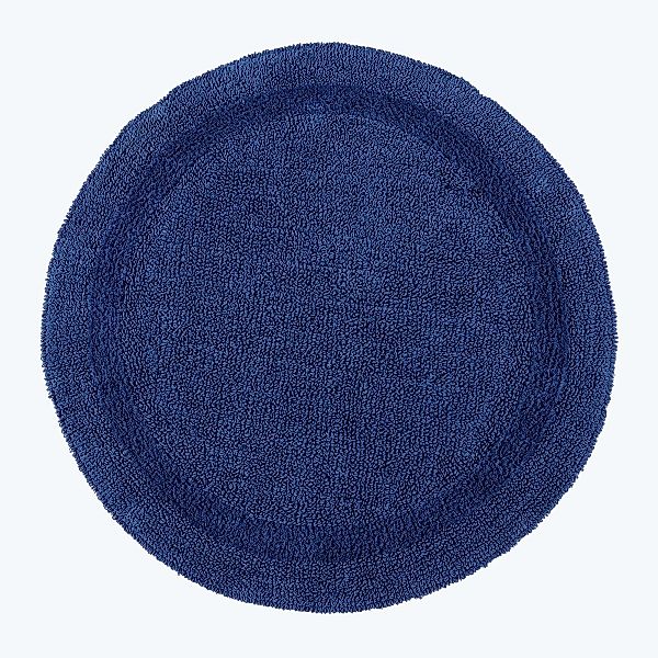 Homescapes Badematte Runde Battematte dunkelblau 80 günstig online kaufen
