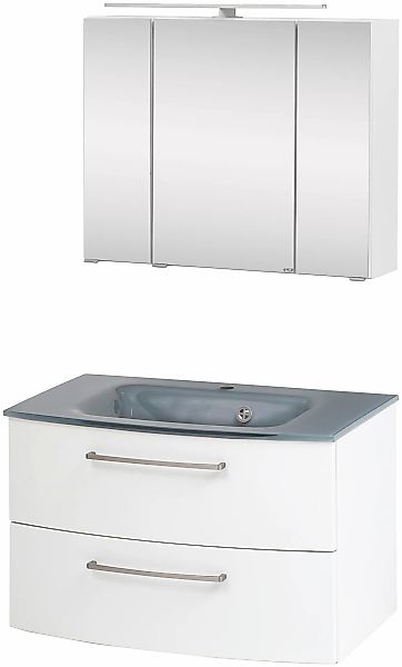 welltime Waschtisch-Set "Windau" Set, 2 Stk. tlg. Breite 80 cm günstig online kaufen