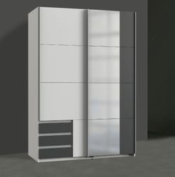 Wimex Schwebetürenschrank "Emden moderner Kleiderschrank mit Spiegel und Sc günstig online kaufen