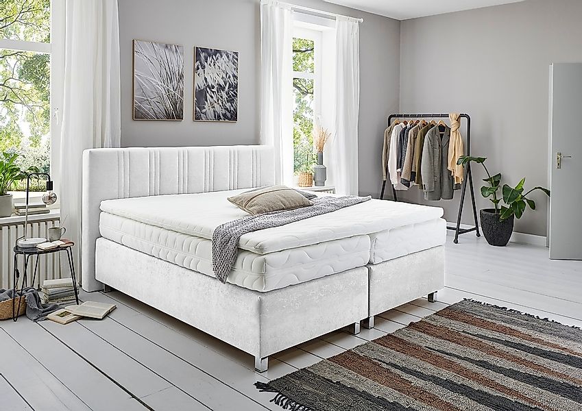 Westfalia Schlafkomfort Boxspringbett wahlweise mit Bettkasten und Topper günstig online kaufen