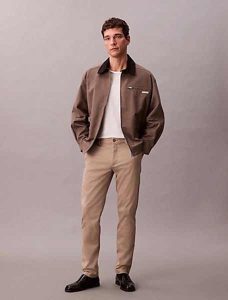 Calvin Klein Stoffhose "SLM CTTN STRTCH CHN", Mit Gürtelschlaufen günstig online kaufen