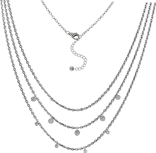 SilberDream Silberkette GSK4902WX SilberDream Zirkonia Halskette Layer 925 günstig online kaufen