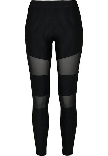 URBAN CLASSICS Leggings Urban Classics Damen Ladies Tech Mesh Rib Leggings günstig online kaufen