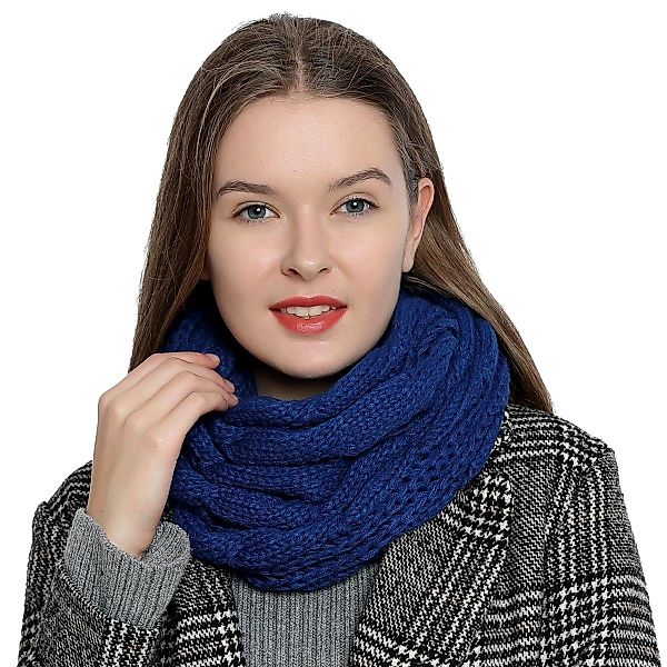 DonDon Schal Damen Winterschal Strickschal Schal, günstig online kaufen