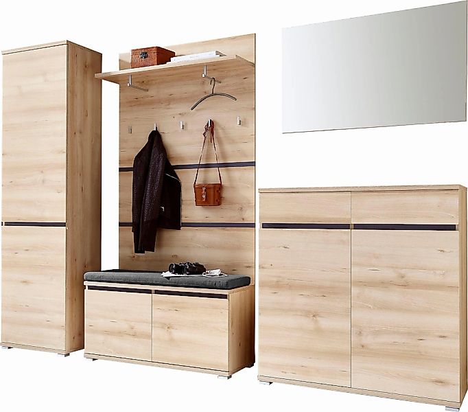 GERMANIA Garderoben-Set "Lissabon" Set, 6 Stk. tlg. günstig online kaufen