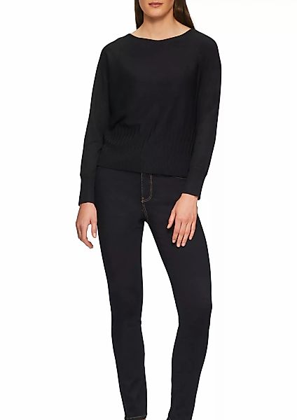 s.Oliver BLACK LABEL Strickpullover - dünner Pullover mit Strukturmuster - günstig online kaufen