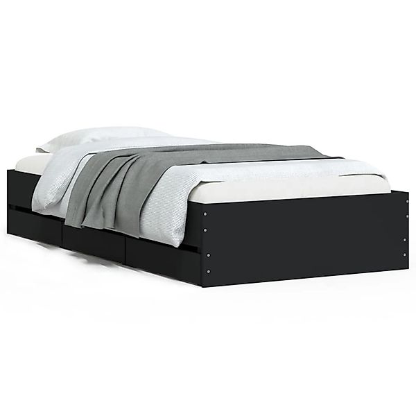 vidaXL Bett Bettgestell mit Schubladen Braun günstig online kaufen