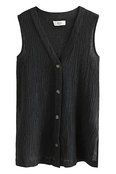 Next Strandtop Leinen-Weste in Knitteroptik (1-tlg) günstig online kaufen