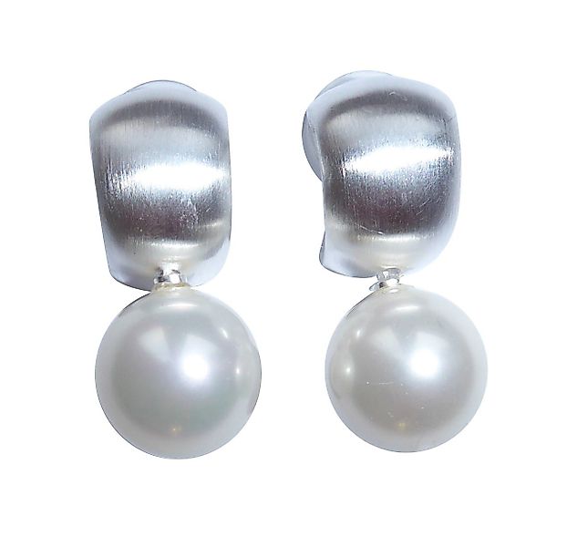 Mugello Paar Ohrclips Diana Muschelkern Clips Creole weiß Sterlingsilber ho günstig online kaufen