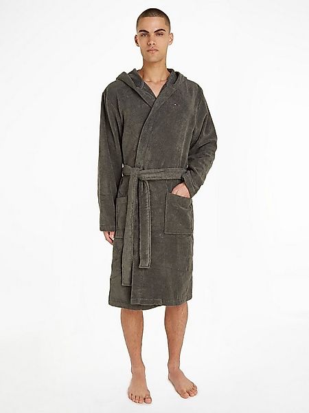 Tommy Hilfiger Underwear Bademantel, Kurzform, Baumwoll-Webfrottier, Gürtel günstig online kaufen