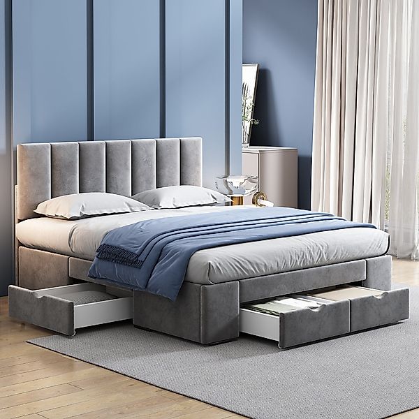 HAUSS SPOLE Polsterbett 140x200cm mit Lattenrost, günstig online kaufen