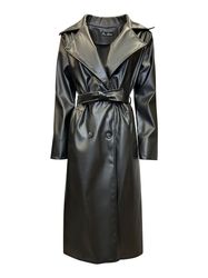 Worldclassca Trenchcoat Worldclassca TRENCHCOAT Kunstleder Gürtel günstig online kaufen