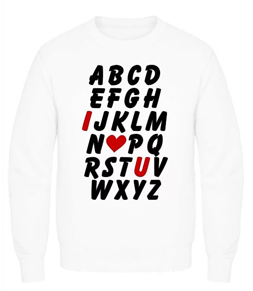 Love Alphabet · Männer Pullover günstig online kaufen